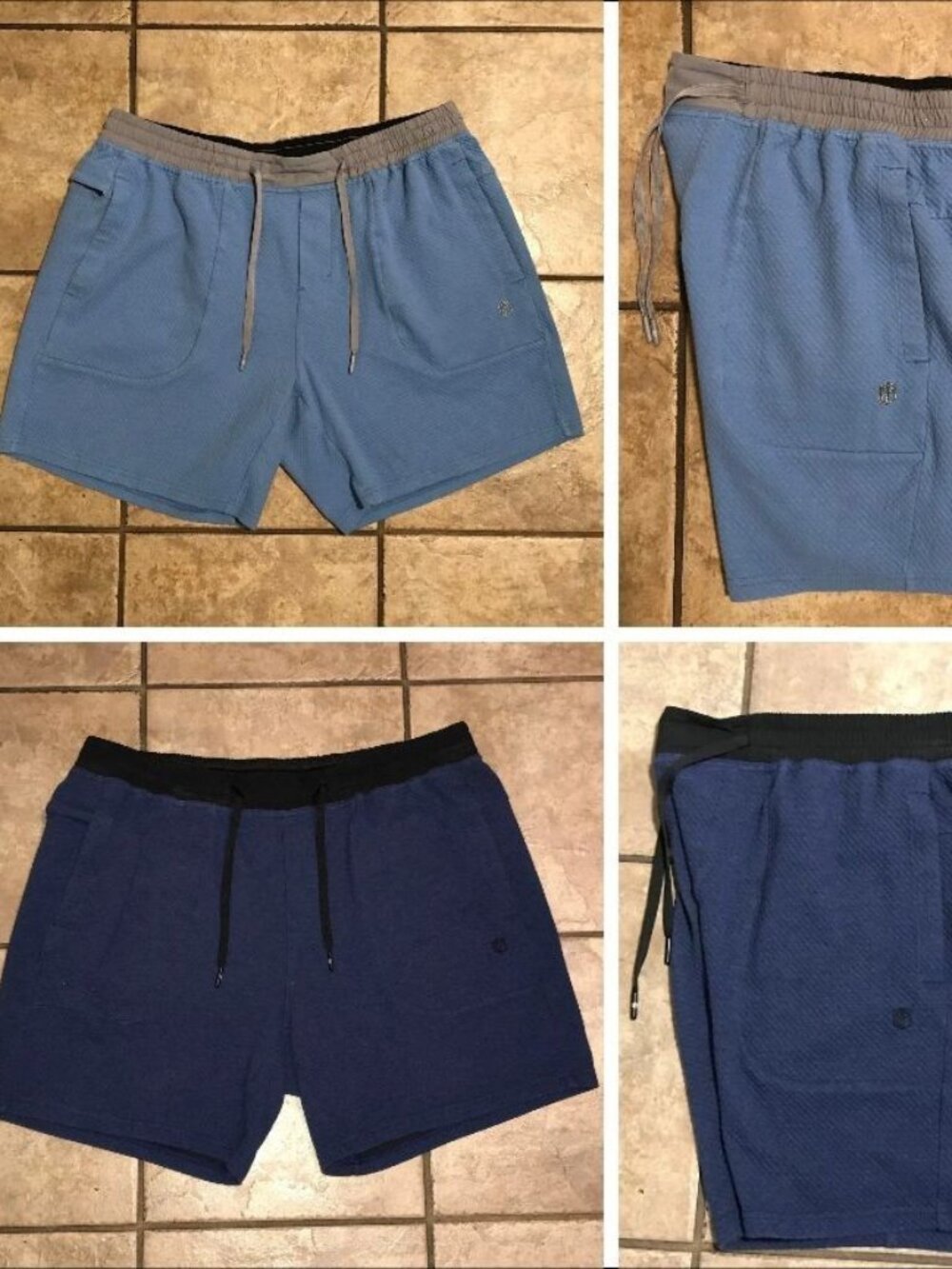 Lot of 2 Men's Born Primitive Cloud Shorts-Textured Knit- Size 2X